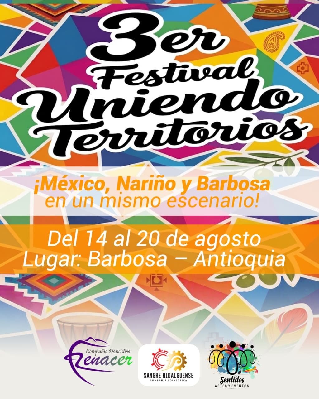 Patrón decorativo del festival